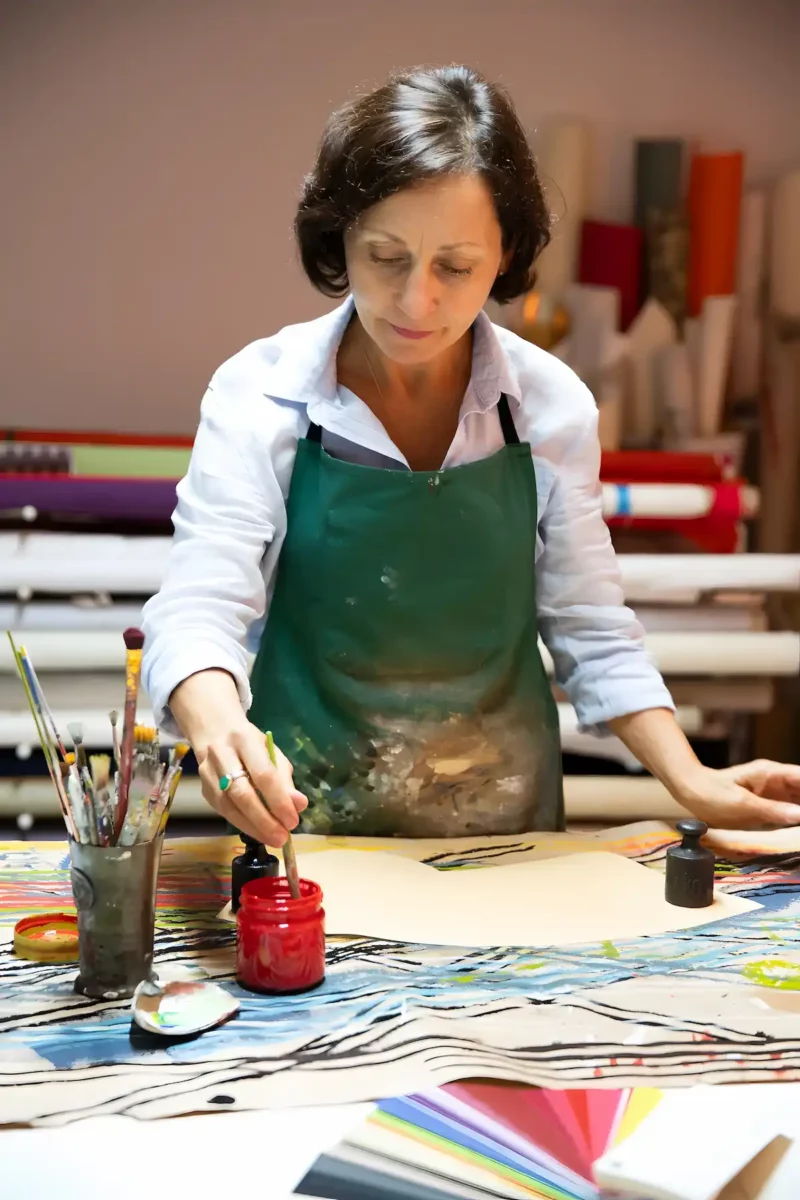 Marina Hummel Am Malen